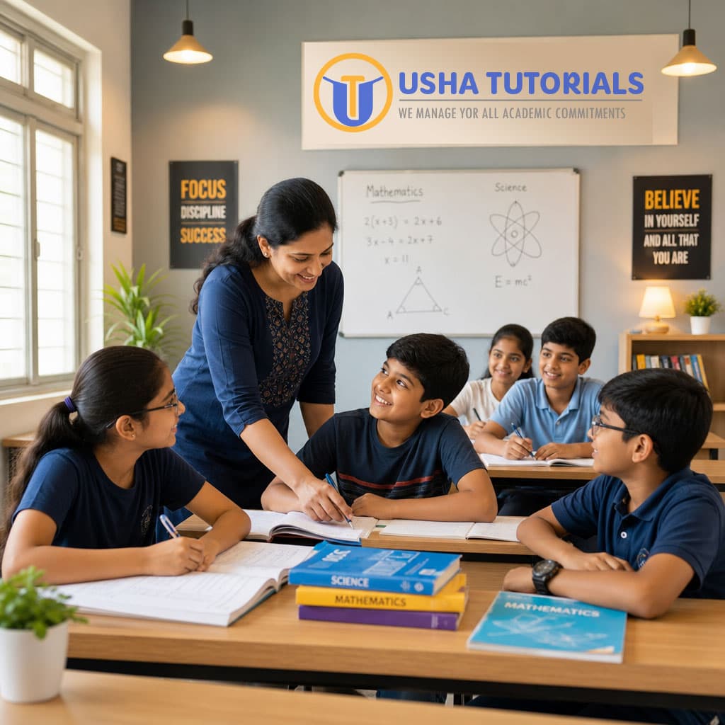 Experienced tutor explaining Science concept to CBSE students at Maths and Science tuition center in Kalwa Thane