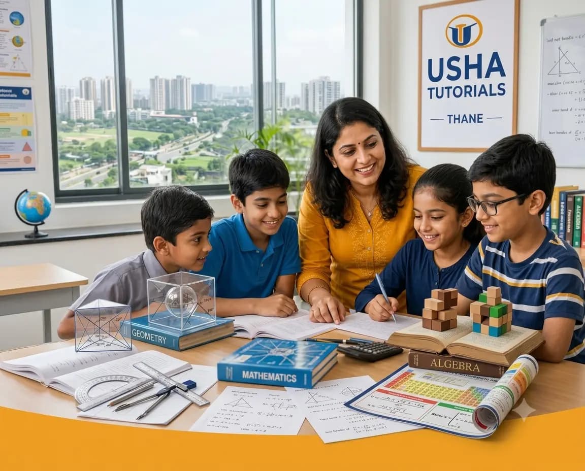 Students learning CBSE Maths and Science concepts at best tuition classes in Parsik Nagar Kalwa Thane